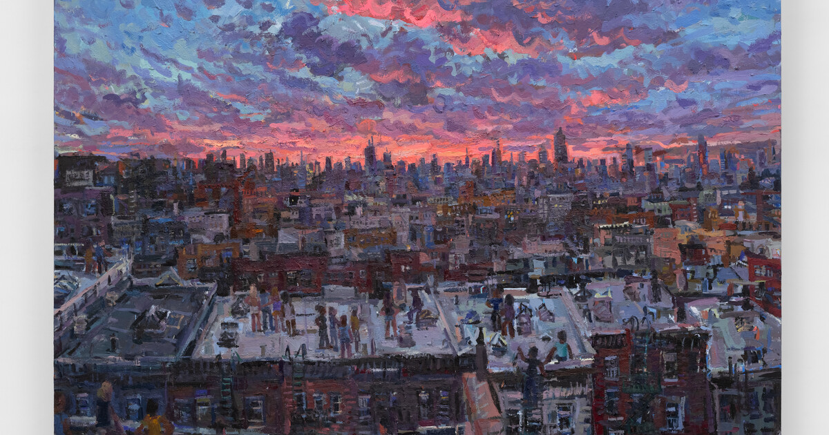 View of NYC from my Bushwick rooftop, 2022